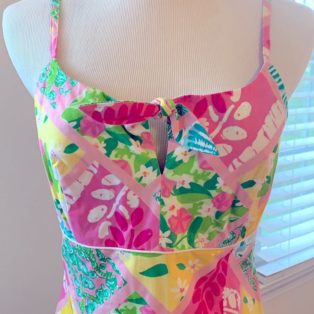 Lilly Pulitzer Vintage Summer Dress Size 6 Empire